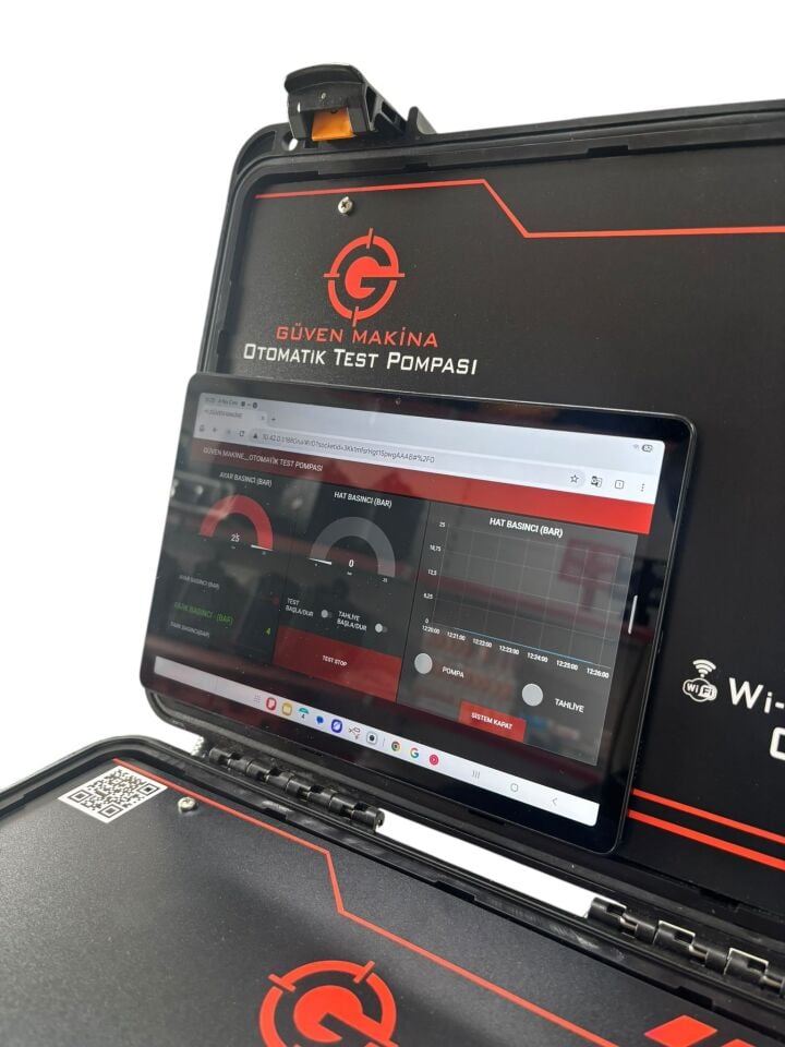 G250 Wİ-Fİ 25 BAR OTOMATİK TEST POMPASI