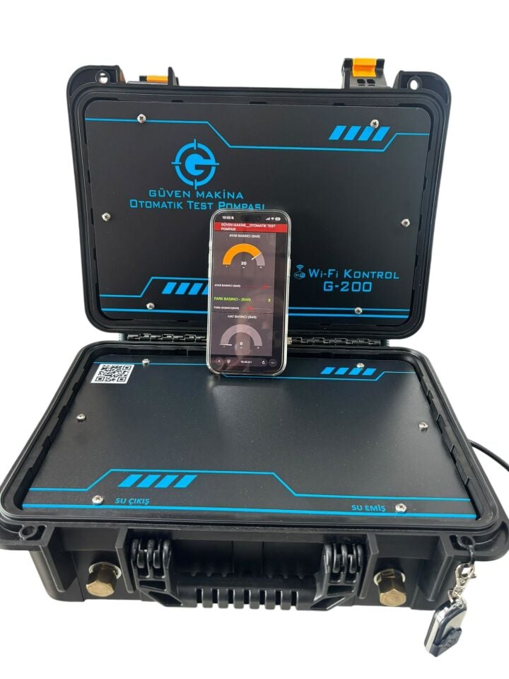 G200 WİFİ 20 BAR  OTOMATİK TEST POMPASI