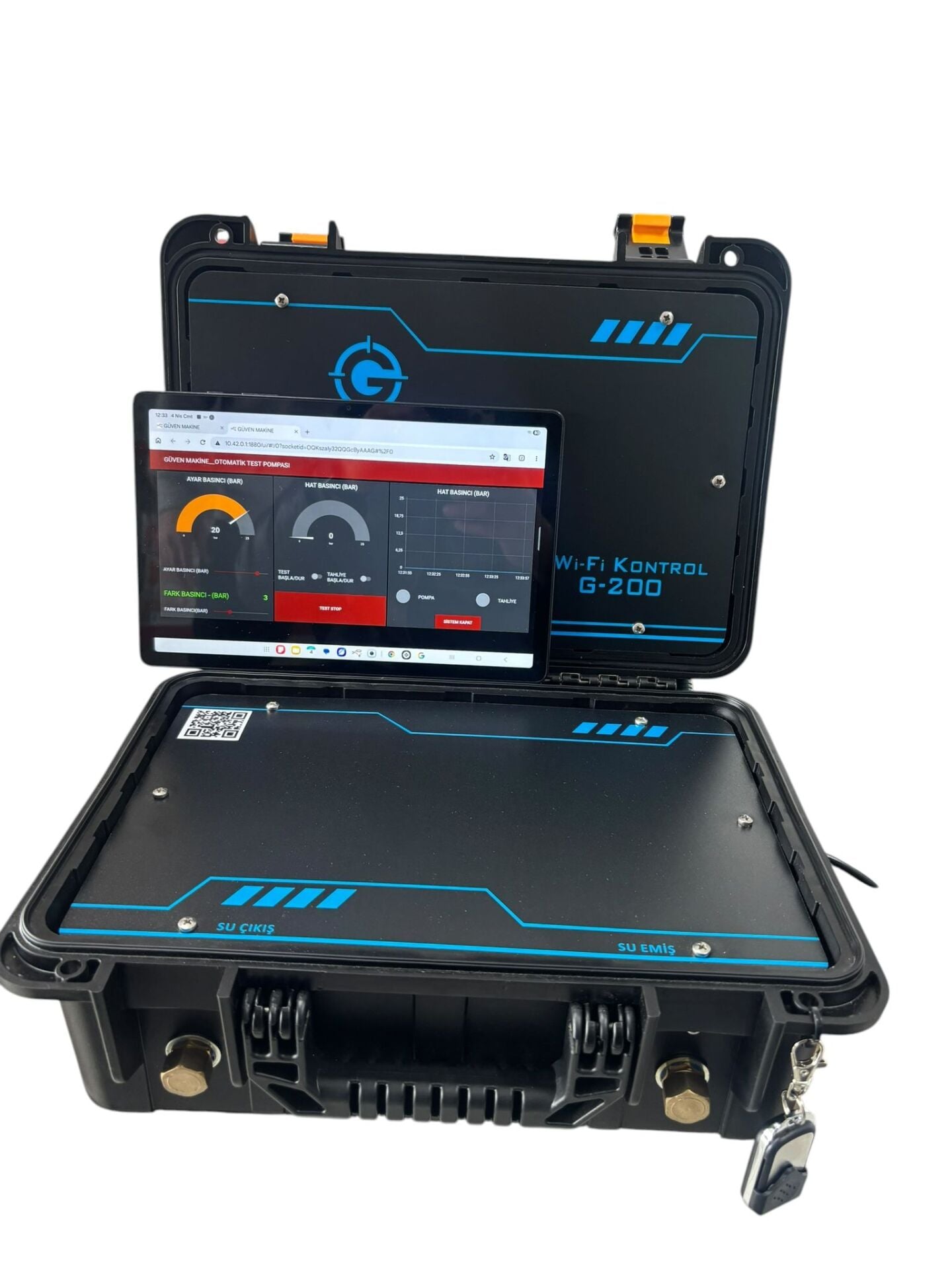 G200 WİFİ 20 BAR  OTOMATİK TEST POMPASI