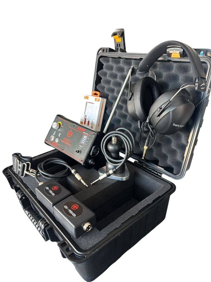 G150 Akustik Su Kaçak Tespit Cihazı TAM SET İÇ-DIŞ MEKAN