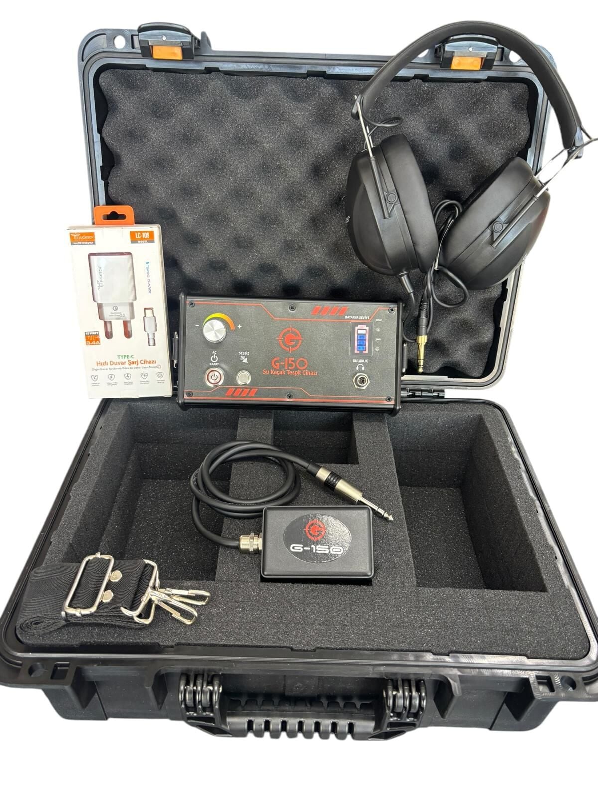 G150 AKUSTİK DİNLEME CİHAZI TEK PROB SET İÇ MEKAN