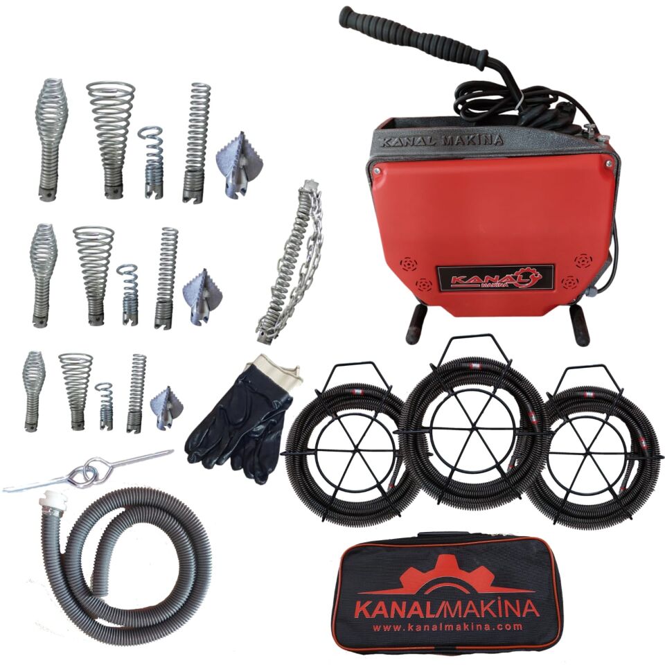 KANAL MAKİNE 16-19-22 KANAL AÇMA SETİ