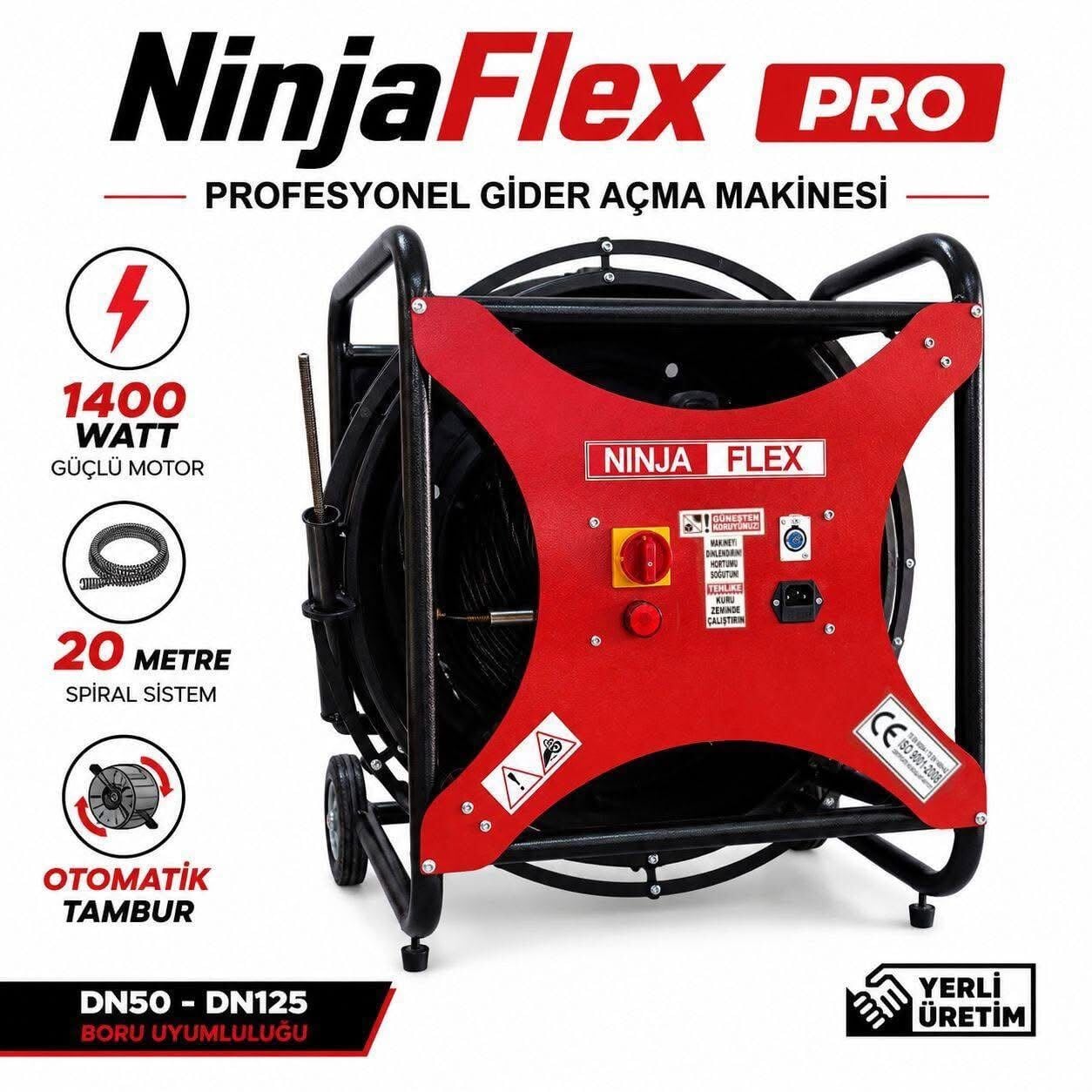 NİNJA FLEX KANAL AÇMA MAKİNASI NİNJA FLEX