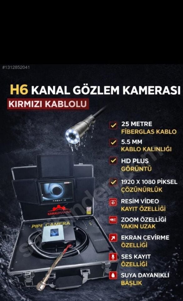 H6 KANAL GÖZLEM KAMERASI 25 METRE