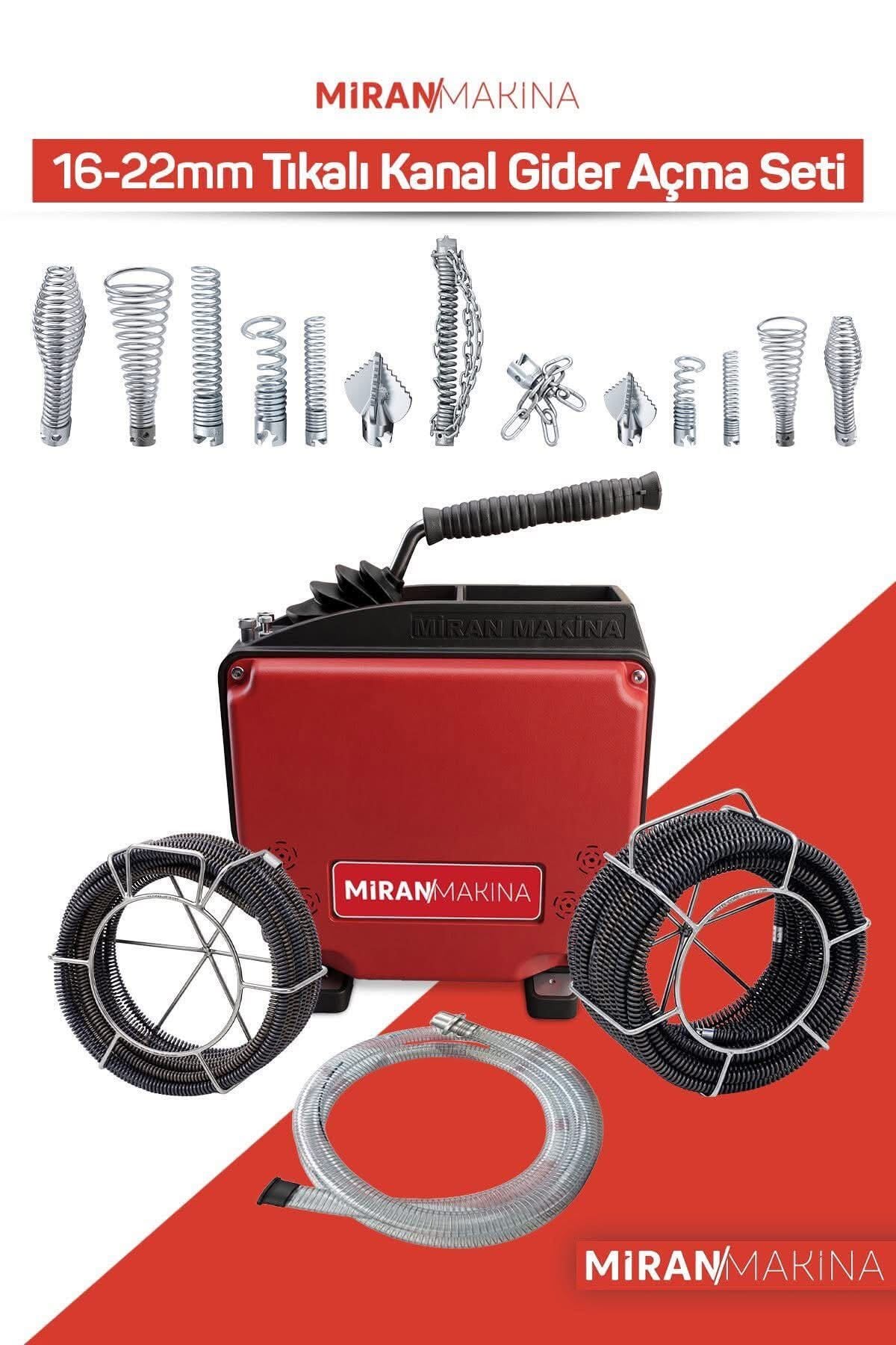 MİRAN MAKİNA KANAL AÇMA MAKİNASI 16-22 SET