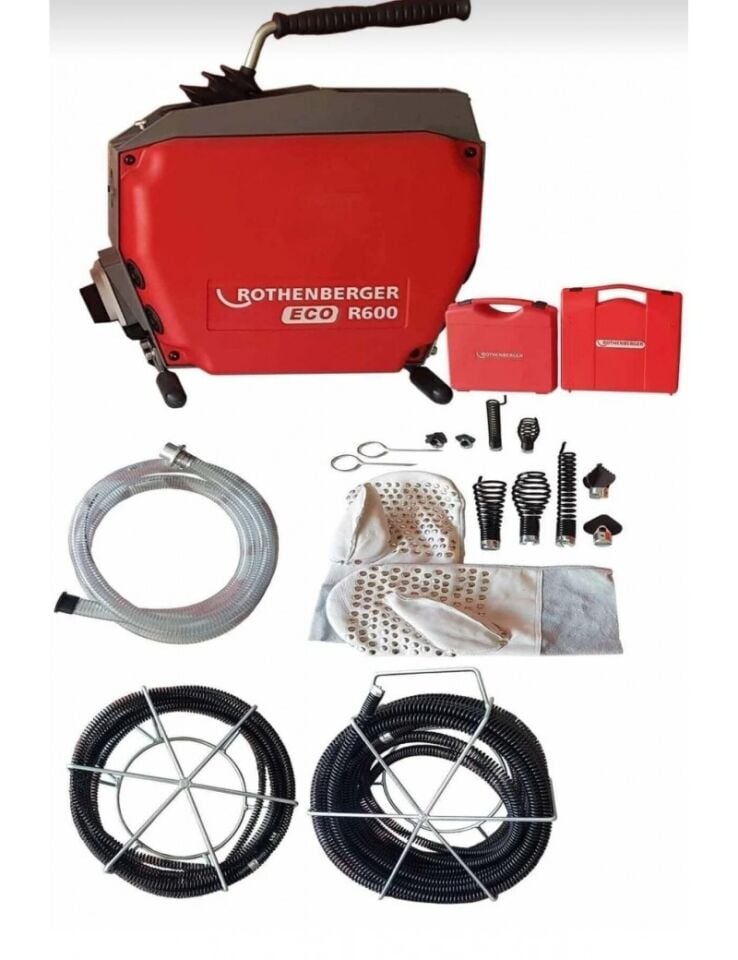 ROTHENBERGER R6-ECO KANAL AÇMA MAKİNESİ 16-22 MM  SET