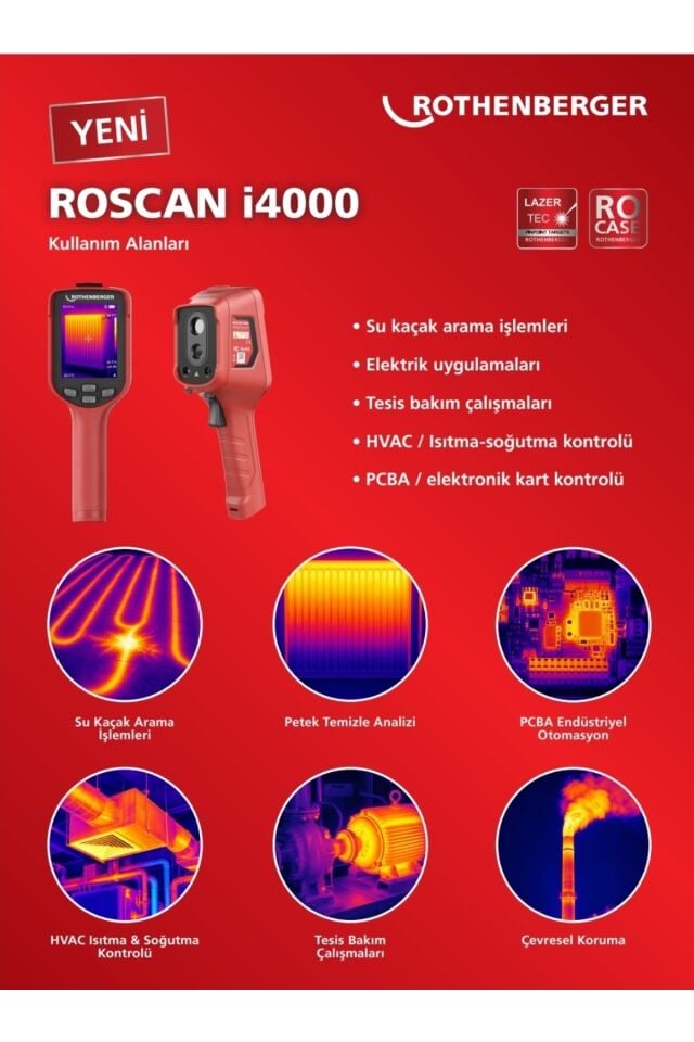 Rothenberger Roscan İ4000 Termal Kamera